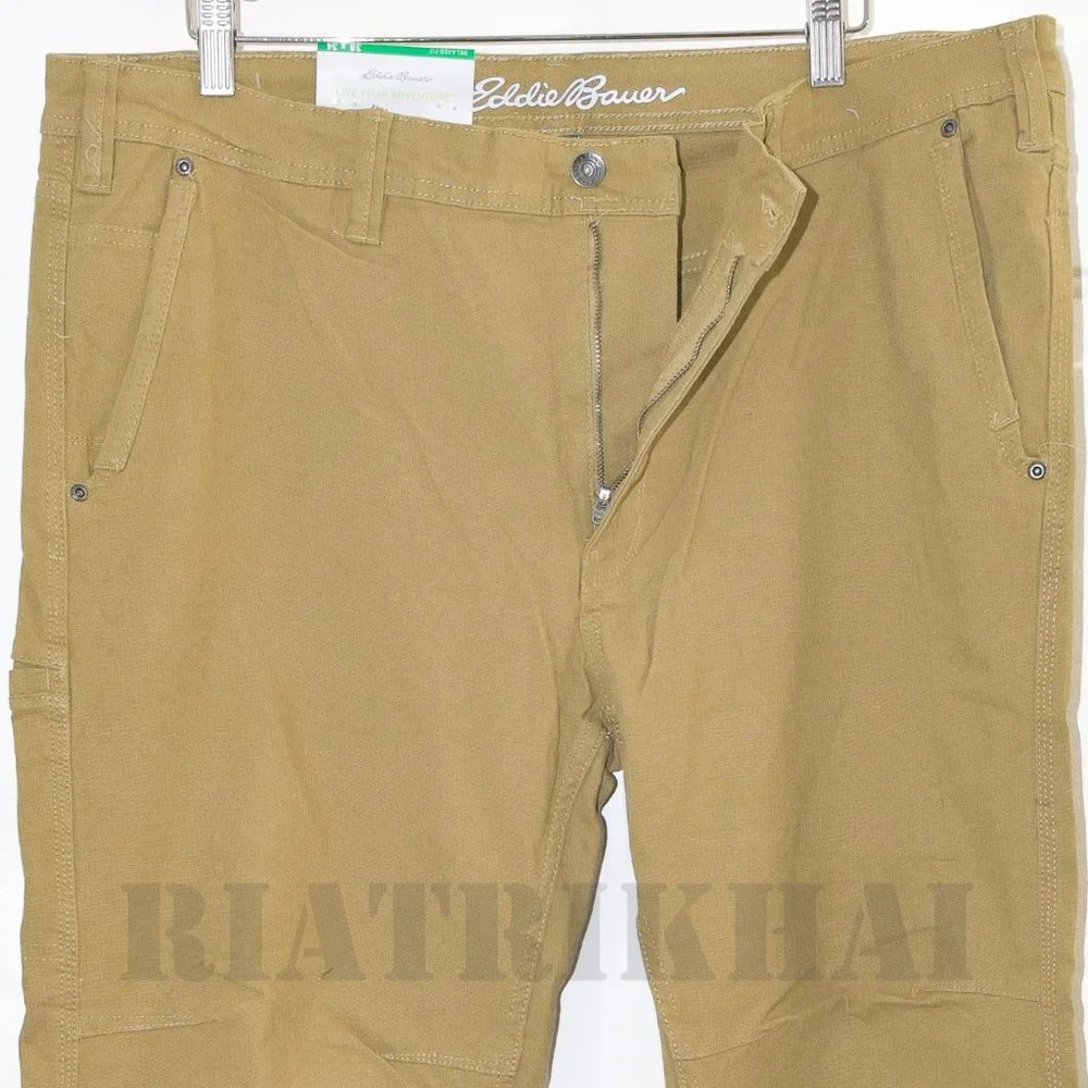 TAN NWT Men Utility Pant  Eddie Bauer Men’s Relaxed Fit Straight Leg - Picture 4 of 12